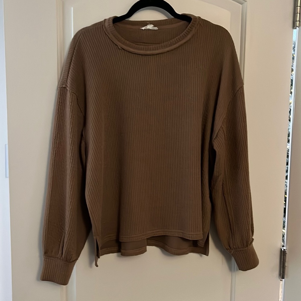 Long sleeve Mauve Shirt/sweater